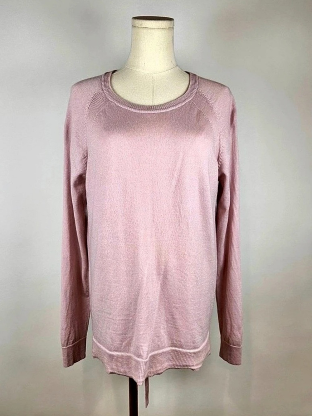 Lululemon Tied To You Sweater, Misty Pink, Size 10